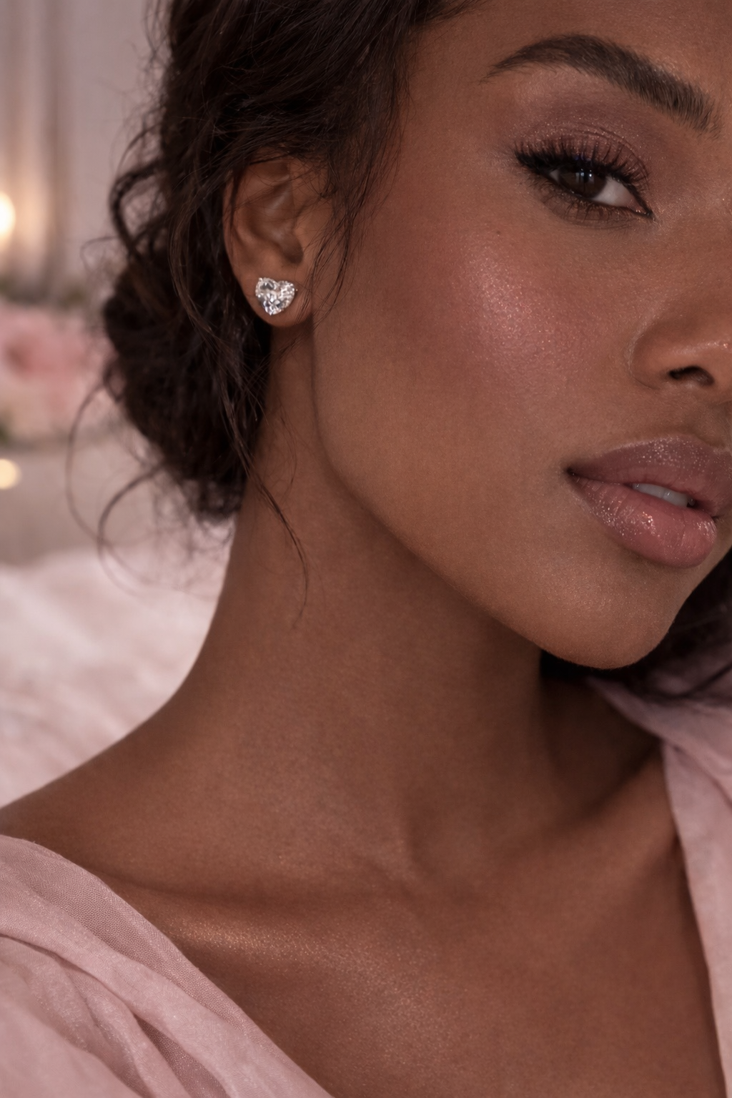 Aurélia 925 Sterling Silver Heart Earrings