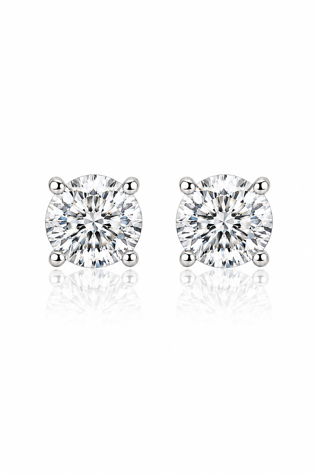 Odéssa S925 Silver Round Earrings