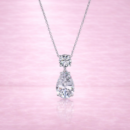Iris Pear Cut Necklace