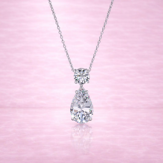 Iris Pear Cut Necklace