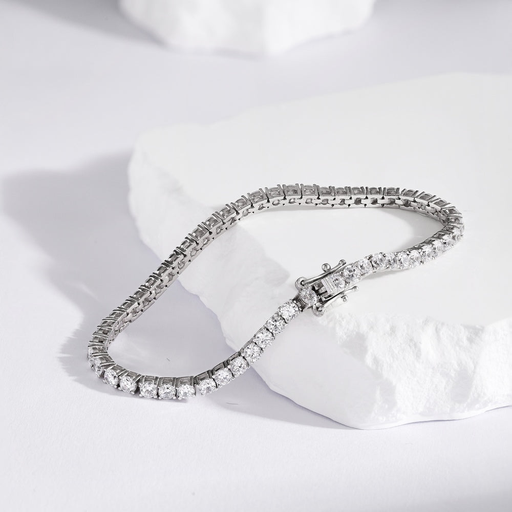 Héra Crushed Ice Tennis Bracelet