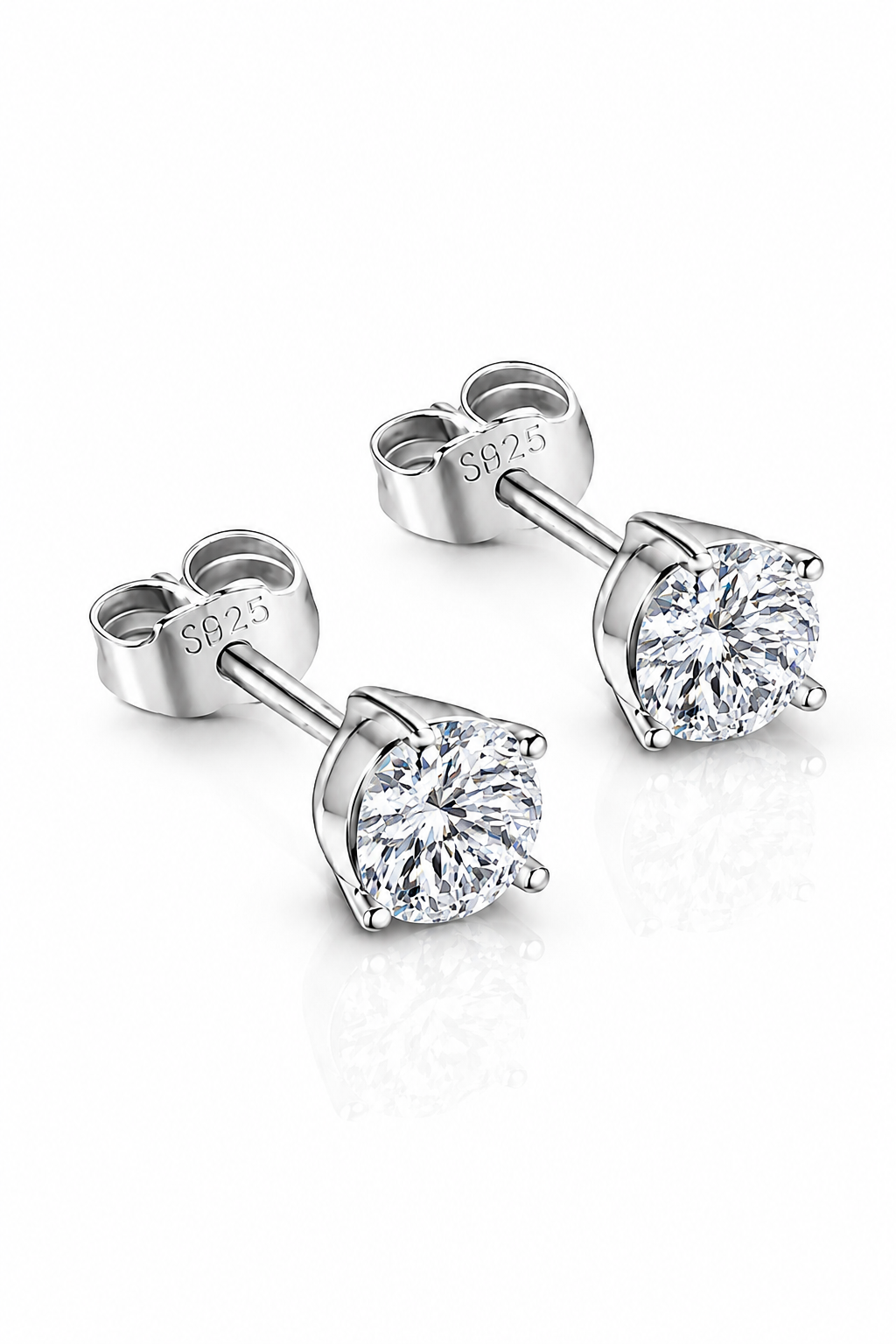 Odéssa S925 Silver Round Earrings