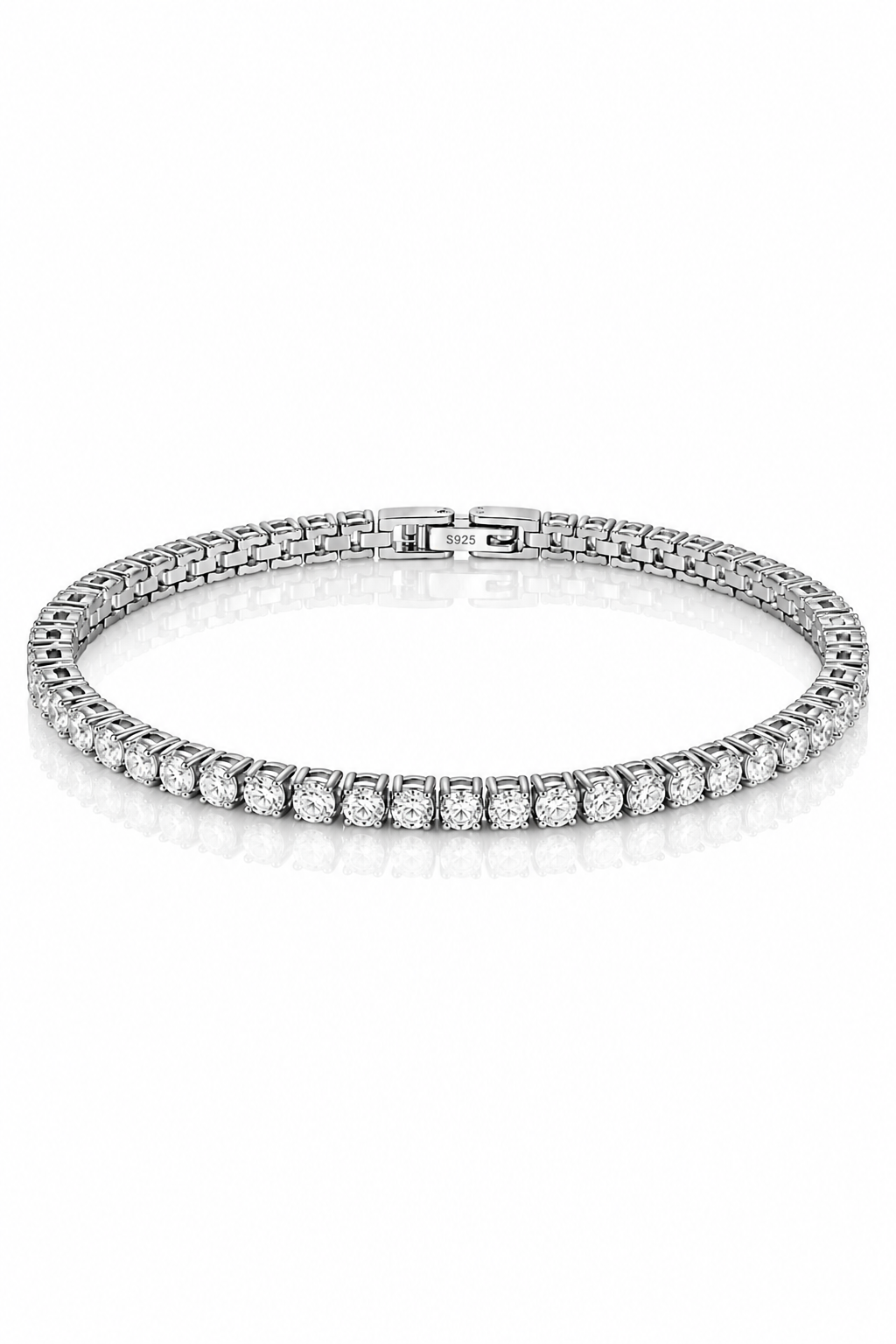 Héra S925 Silver Crushed Ice Tennis Bracelet