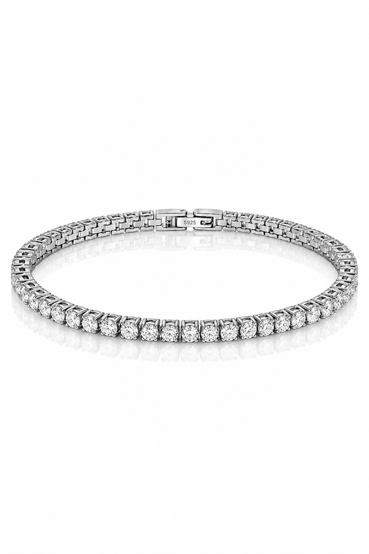 Héra S925 Silver Crushed Ice Tennis Bracelet