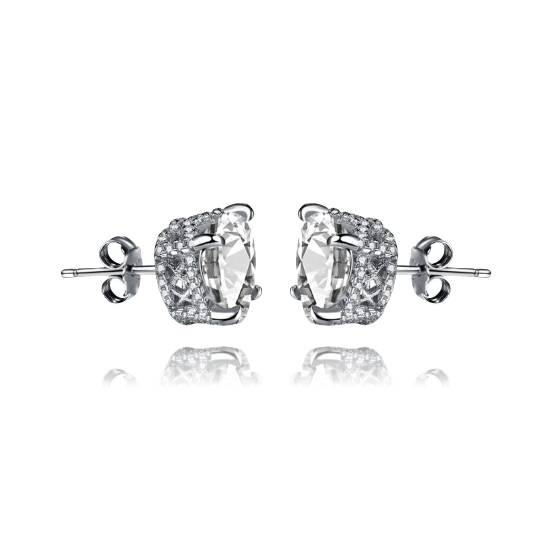 Aurélia 925 Sterling Silver Heart Earrings