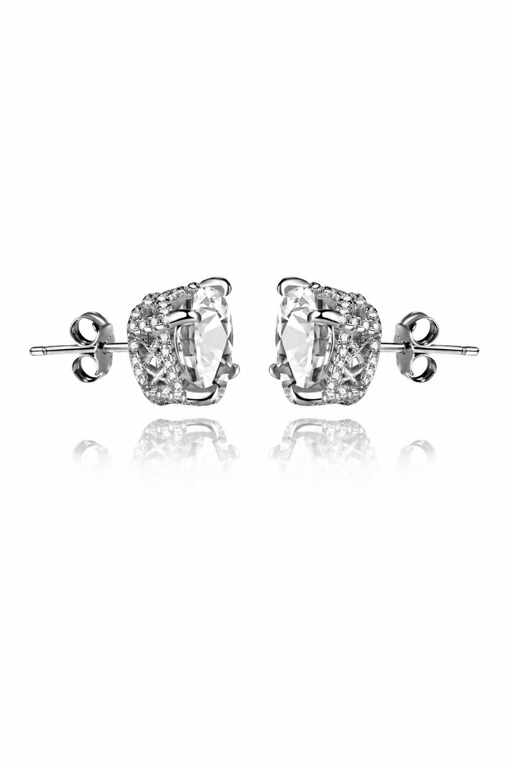 Aurélia S925 Sterling Silver Heart Earrings