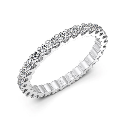 Hèra Crushed Ice Tennis Eternity Ring
