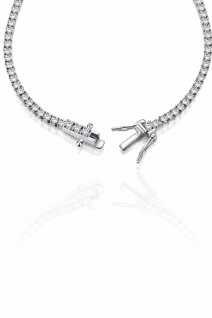 Héra S925 Silver Crushed Ice Tennis Bracelet