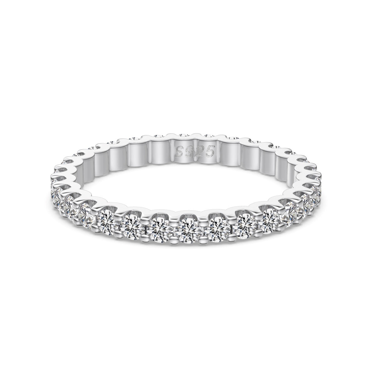Hèra Crushed Ice Tennis Eternity Ring