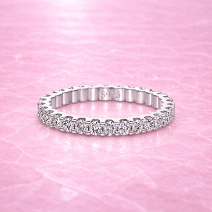 Hèra Crushed Ice Tennis Eternity Ring