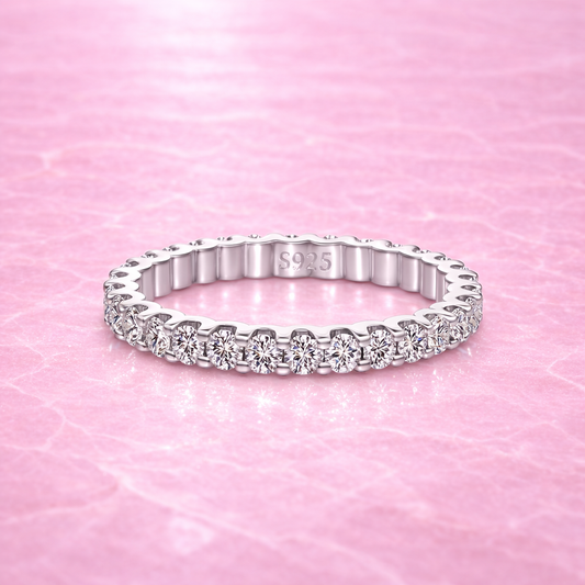Hèra Crushed Ice Tennis Eternity Ring