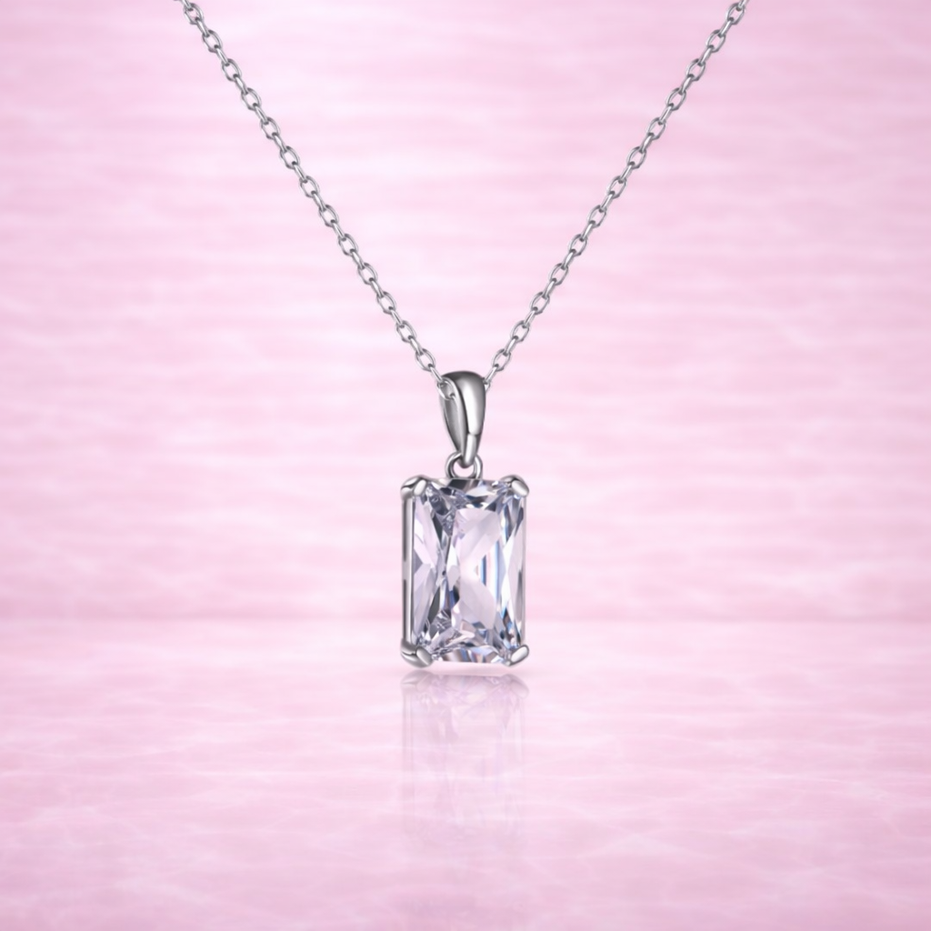 Meera Radiant Cut Necklace