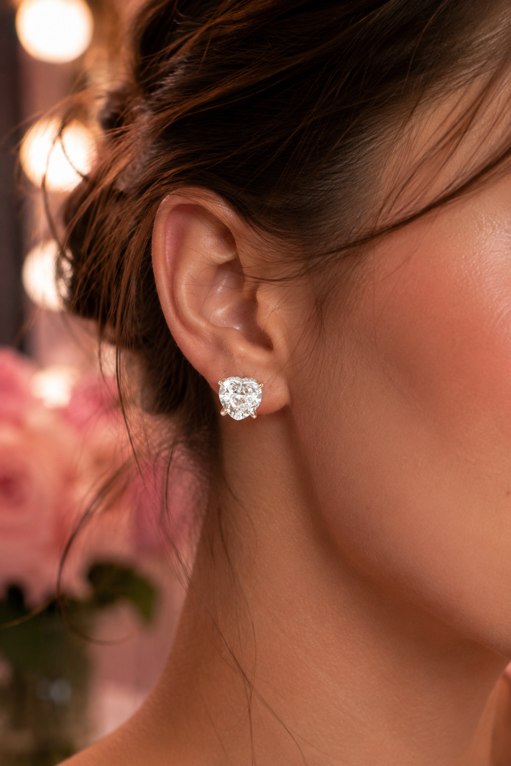 Aurélia S925 Sterling Silver Heart Earrings