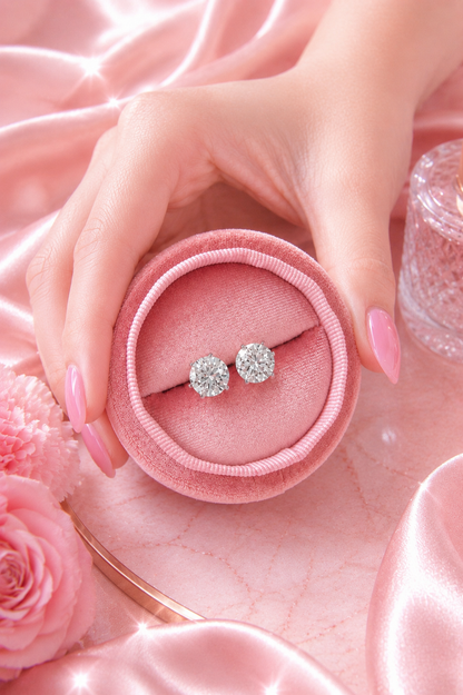 Odéssa S925 Silver Round Earrings