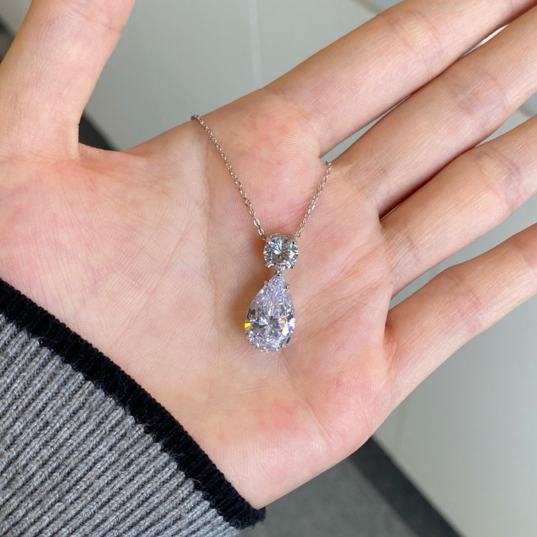Iris Pear Cut Necklace