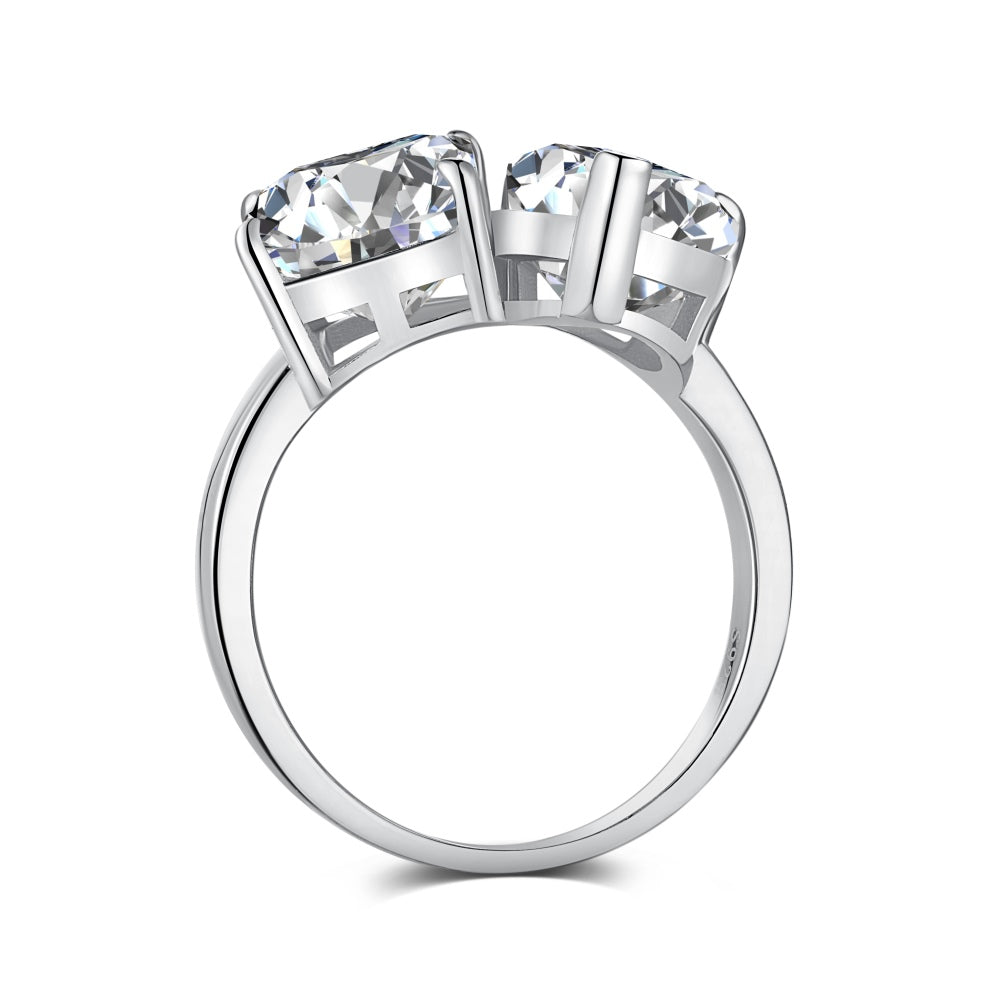 Celestíal Crushed Ice Two Stone Ring