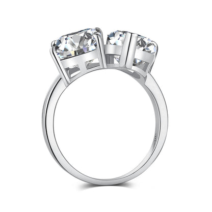 Celestíal Crushed Ice Two Stone Ring